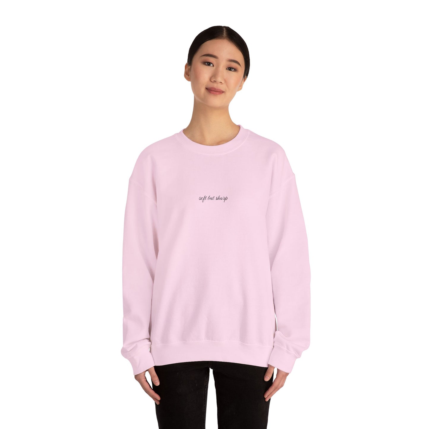 Sassy Quote Crewneck Sweatshirt Cute Pastel Colors Soft but Sharp