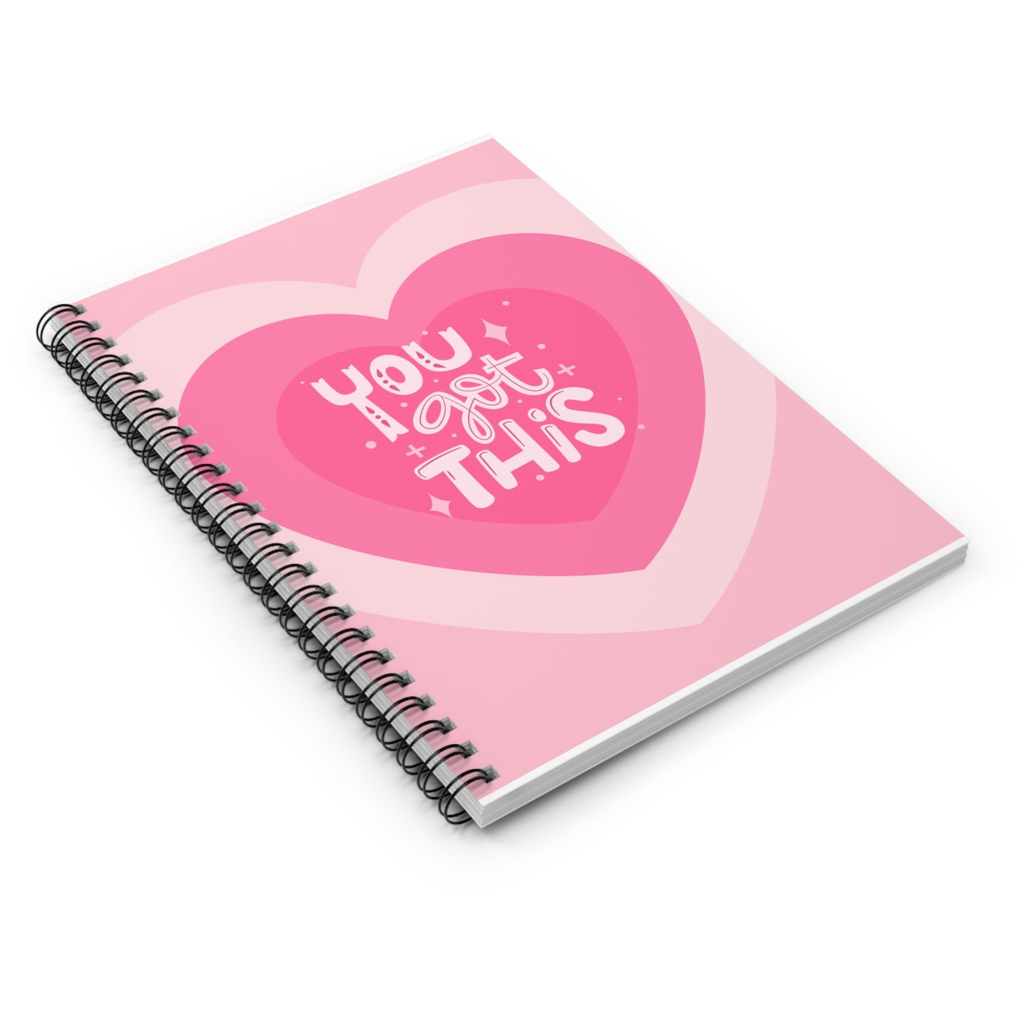 Inspirational Y2K Spiral Notebook - You Got This - Motivational Journal